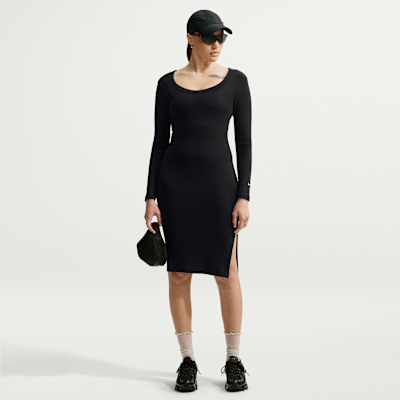 Nike Sportswear Chill Knit Women's Tight Long-Sleeve Midi Mini-Rib